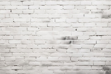 A white painted brick wall
