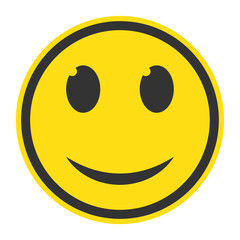 Vector illustration of Smile emoticons. Colored icons for website design .Simple design on transparent background (PNG).