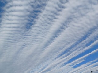 Fototapeta na wymiar 푸른 하늘과 구름