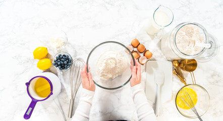 Crafting Lemon, Blueberry, and Vanilla Bundt Cakes