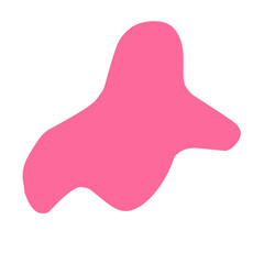 pink fluid blob