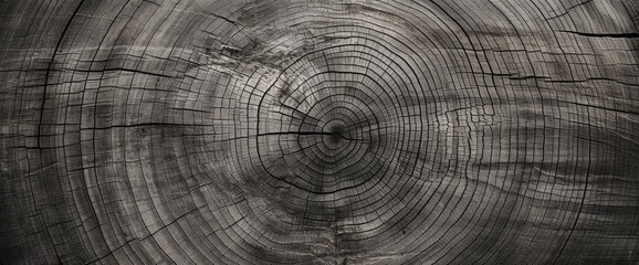 A tree trunk showing its age through visible rings