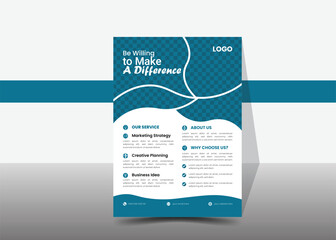 creative modern abstract flyer design. vector design for your business. flyer design with organic shapes combinations.