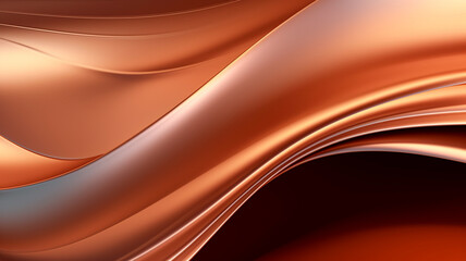 metallic curve layer. gradient abstract background.