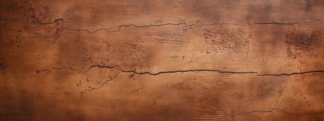 A cracked piece of wood