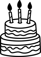 Cakes Handdrawn Doodle Illustration