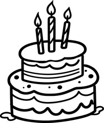 Cakes Handdrawn Doodle Illustration