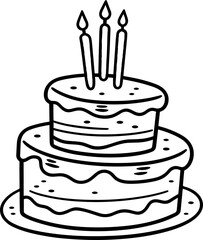 Cakes Handdrawn Doodle Illustration