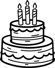 Cakes Handdrawn Doodle Illustration