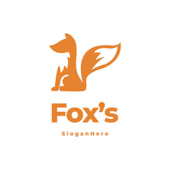 fox modern logo vector