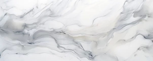 Foto op Aluminium A close up of a white marble texture © pham