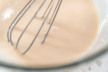 Simple vanilla bundt cake from box cake