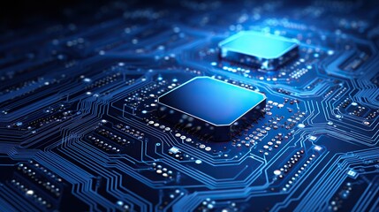 digital abstract background Circuit chip concept