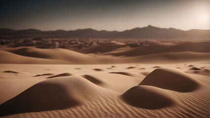 Fototapeta na wymiar Desert sand dunes in Death Valley National Park. California. USA