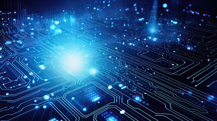 digital abstract background Circuit chip concept
