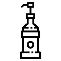 Bottle drink icon symbol vector image. Illustration of the drink water bottle glass design image