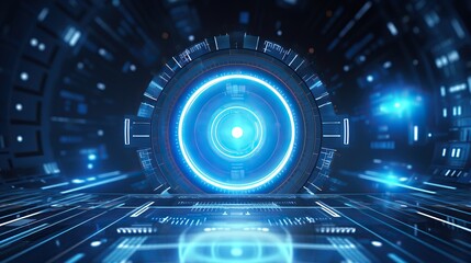 Obraz premium abstract background digital data network connection ,future background concept