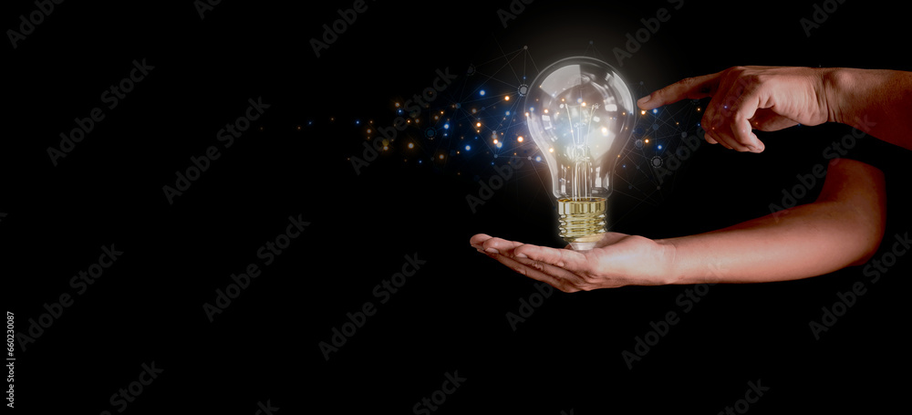 Poster creative solution or idea for web banner design or landing page template for creative agency with ha