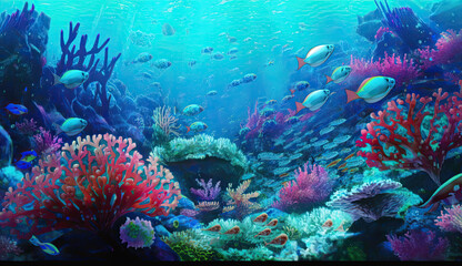 Fototapeta na wymiar Coral reef cut out
