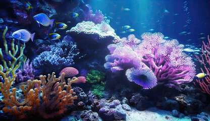 Fototapeta na wymiar Coral reef cut out