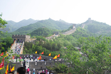 view from the mountain,北京,万里の長城