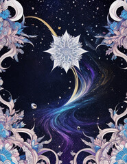 background with stars