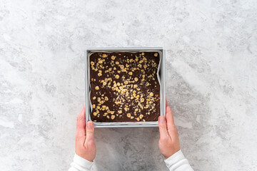 Chocolate hazelnut fudge