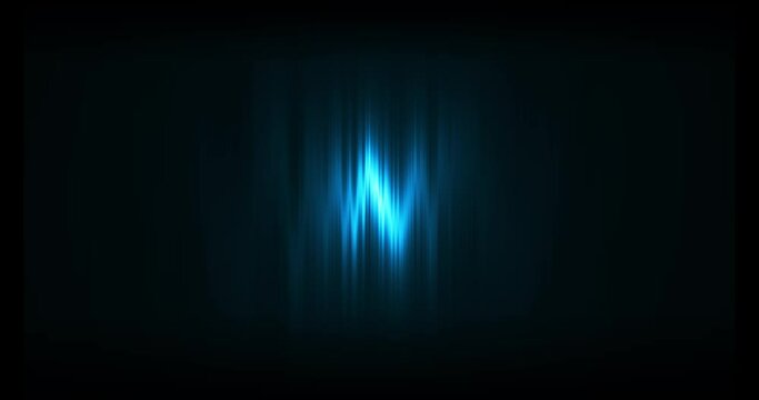 Abstract blue glowing light background video footage