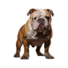 Obraz premium english bulldog isolated on white background