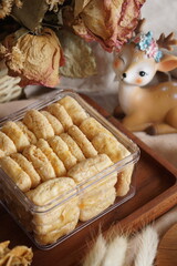 Delight in the Timeless Elegance of Kaastengel, Traditional Dutch Cheese Cookies