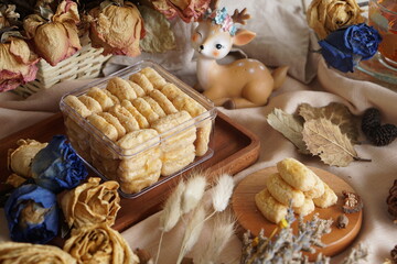 Delight in the Timeless Elegance of Kaastengel, Traditional Dutch Cheese Cookies