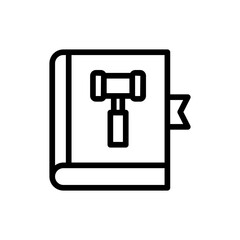 Code of conduct diplomacy icon with black outline style. business, code, conduct, integrity, value, corporate, company. Vector Illustration