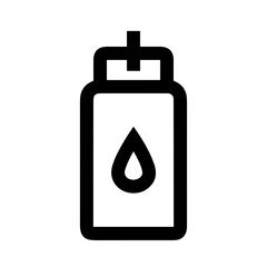 Bottle drink icon symbol vector image. Illustration of the drink water bottle glass design image