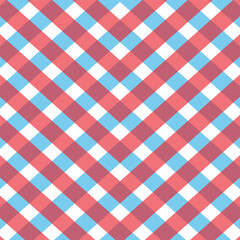abstract seamless red blue line plaid pattern pattern.