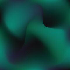 abstract colorful background. black teal night space dark halloween cold color gradiant illustration. black teal color gradiant background.4K black teal gradient background with noise	
