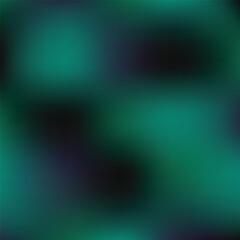 abstract colorful background. black teal night space dark halloween cold color gradiant illustration. black teal color gradiant background.4K black teal gradient background with noise	
