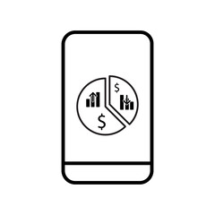 Accounting set of web icons in line style. Accounting and audit icons for web and mobile app. Containing finance report and audit, invoice, tax return, accounting, auditing, inspection. Editable Line 