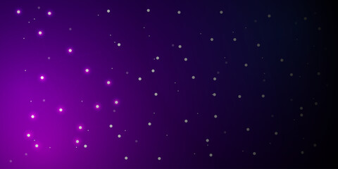 dark background with glowing stars