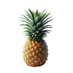 Fototapeta premium pineapple on white transparent background