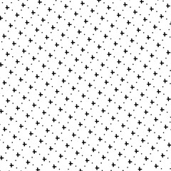 Crosses or pluses with small dots form a texture