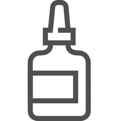 Bottle drink icon symbol vector image. Illustration of the drink water bottle glass design image