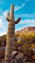 Saguaro cactus. Scottsdale, Arizona