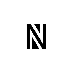 N letter logo design