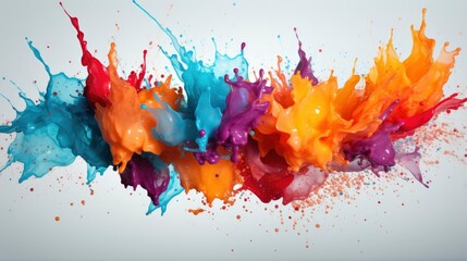 Colorful Celebration on white background,Desktop Wallpaper Backgrounds,, Background HD For Designer