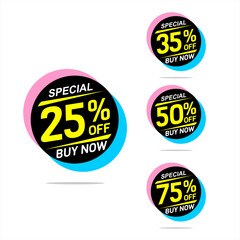 sale discount creative banner template