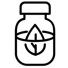 Bottle drink icon symbol vector image. Illustration of the drink water bottle glass design image