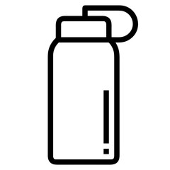 Bottle drink icon symbol vector image. Illustration of the drink water bottle glass design image