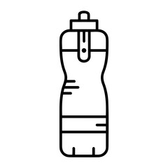 Bottle drink icon symbol vector image. Illustration of the drink water bottle glass design image