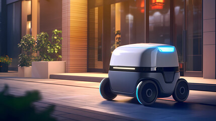 A smart delivery robot that delivers packages