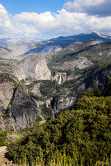 Fototapeta na wymiar Yosemite National Park Half Dome View